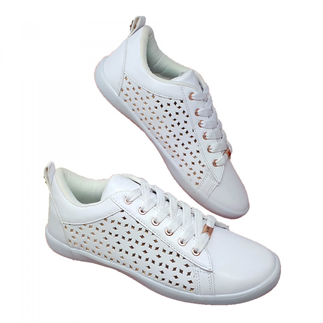 Tenis blanco para mujer Capa de Ozono | Coyote y Olivia