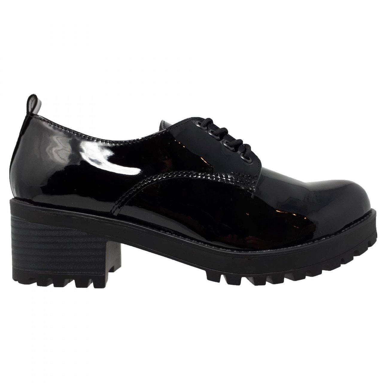 Zapato choclo negro para mujer con tacón | Coyote y Olivia