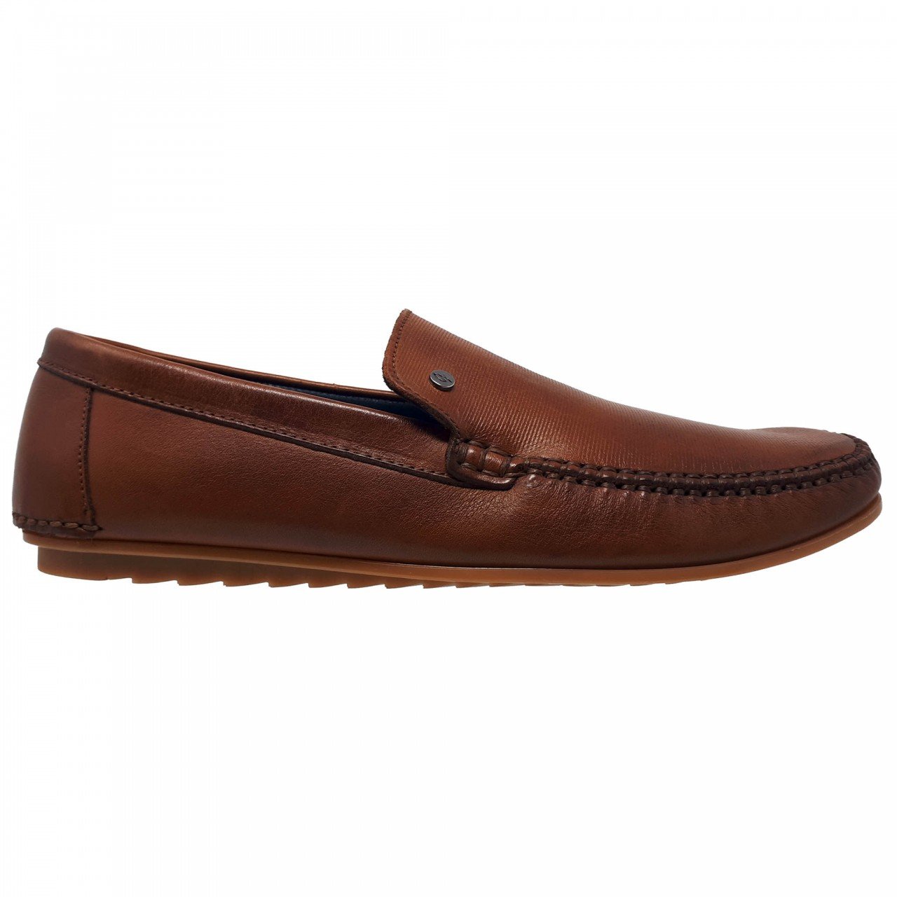 Zapato mocasín café para hombre Gino Cherruti 4900 | Coyote y Olivia