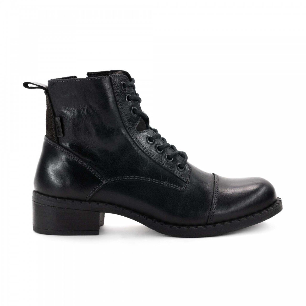 Botín negro en piel para mujer Levis 121101 | Coyote y Olivia