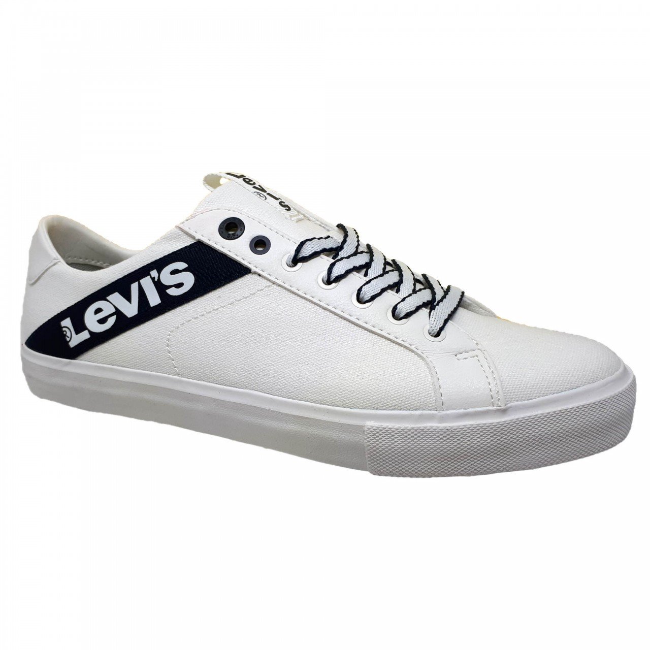 Tenis blanco para hombre Levis 230667 | Coyote y Olivia