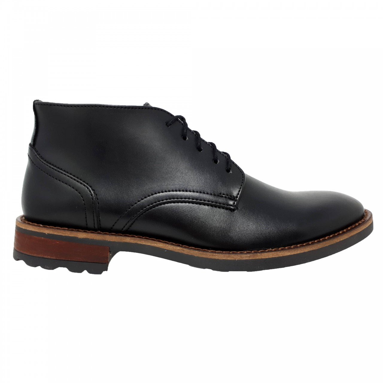 Botin negro para hombre M3843 | Coyote y Olivia