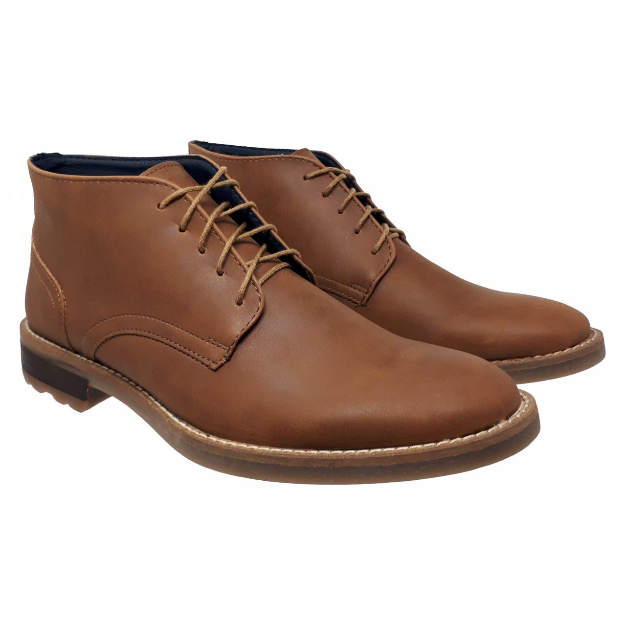 Botin café para hombre M3843 | Coyote y Olivia
