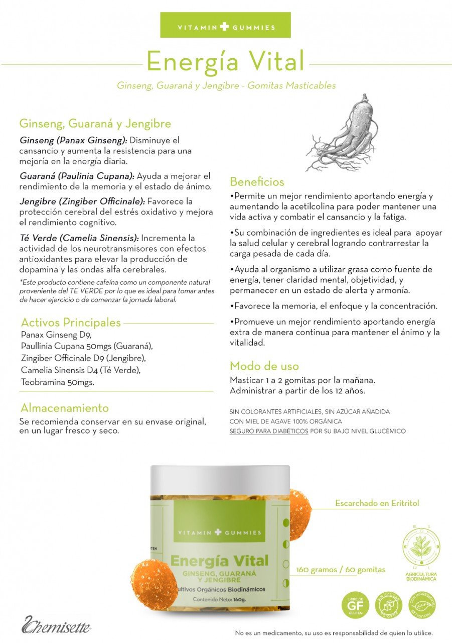 Vitamins Gummies Energía Vital