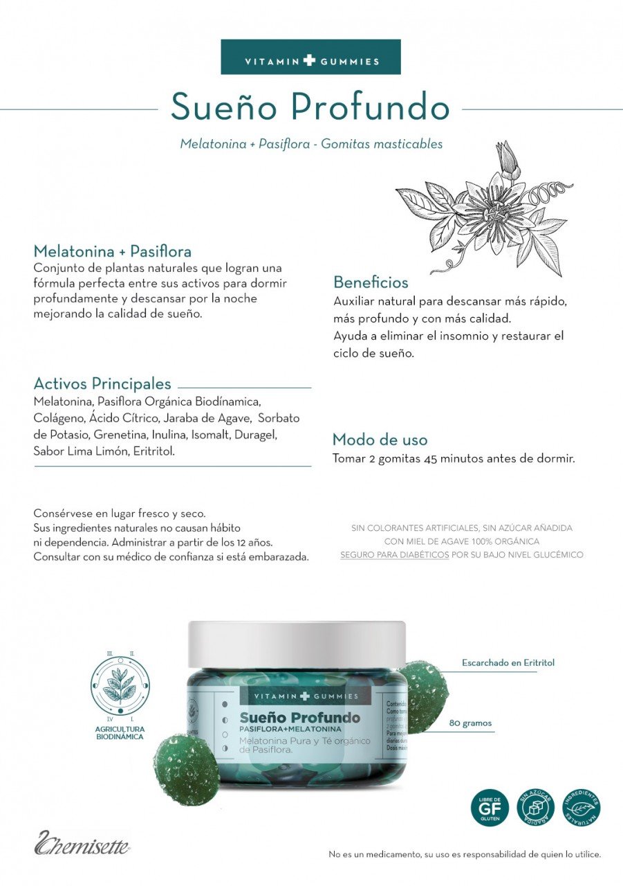 Vitamins Gummies Sueño Profundo 80gr ( chicas )