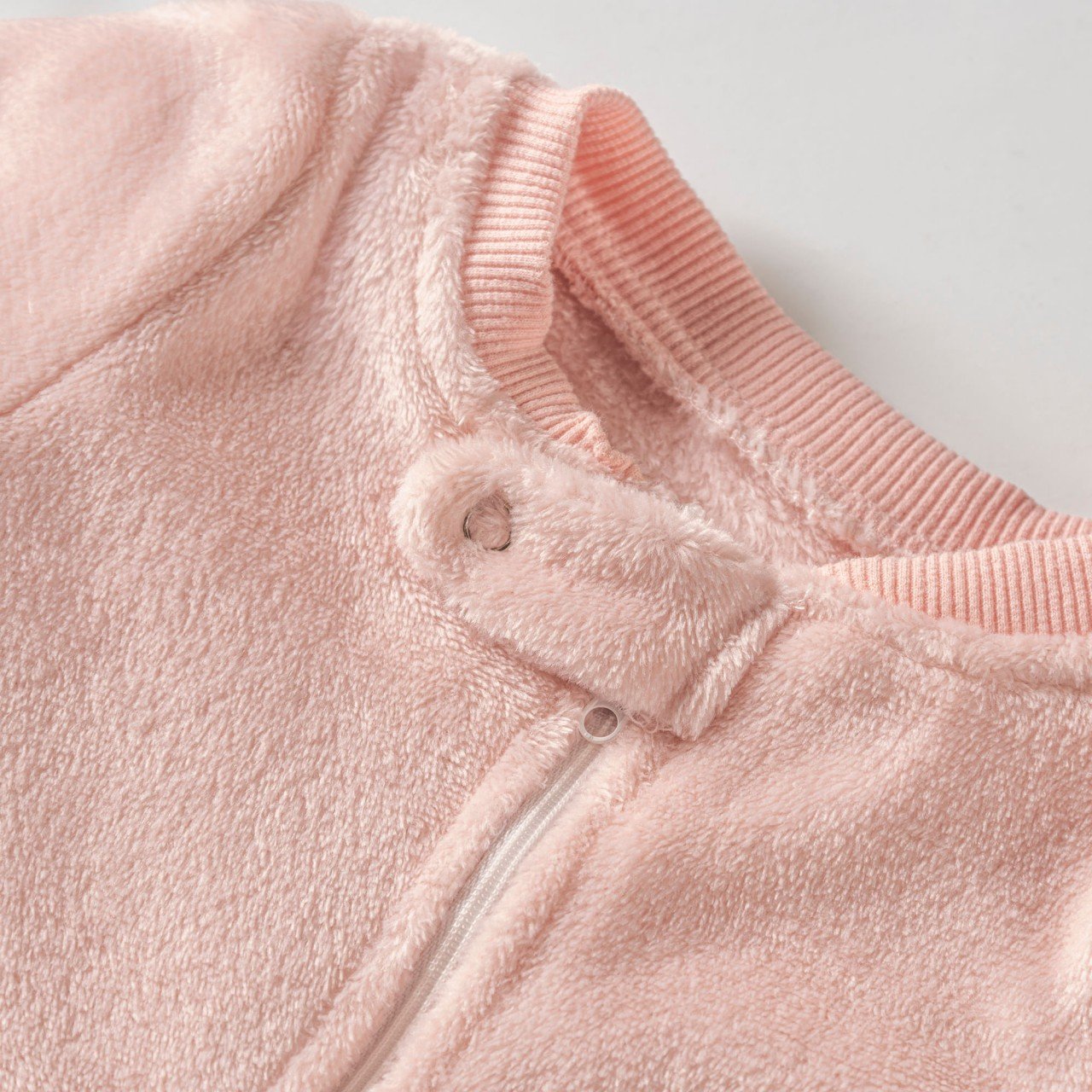 Baby Sleeping manga larga rosa