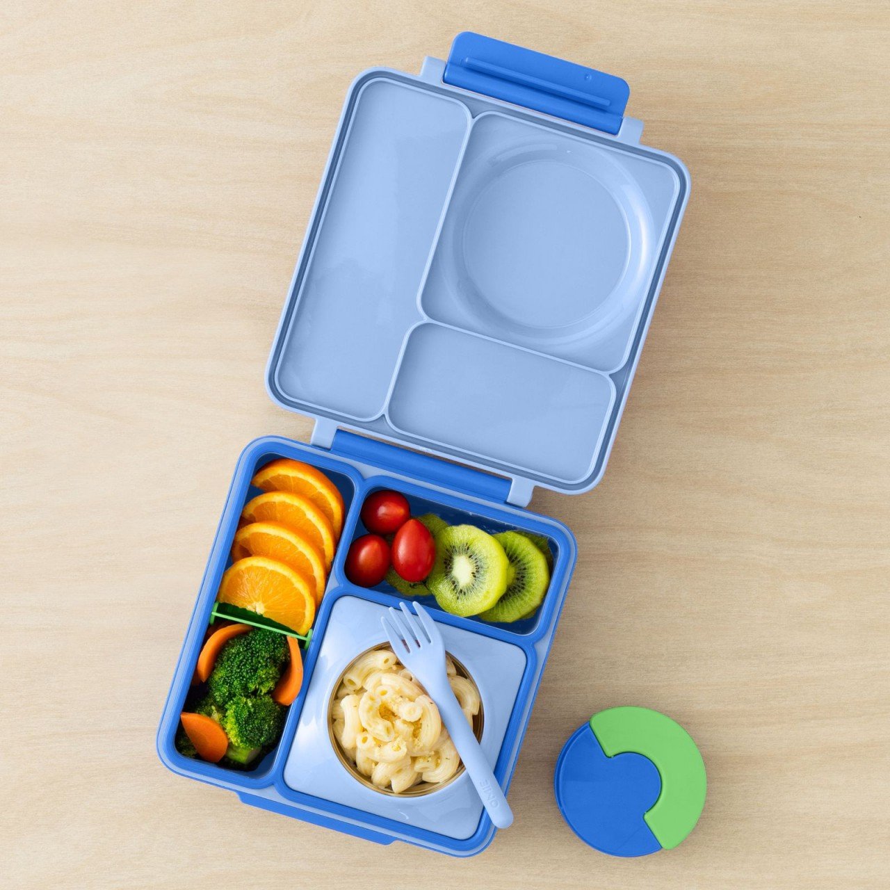 Bento Omiebox azul pastel