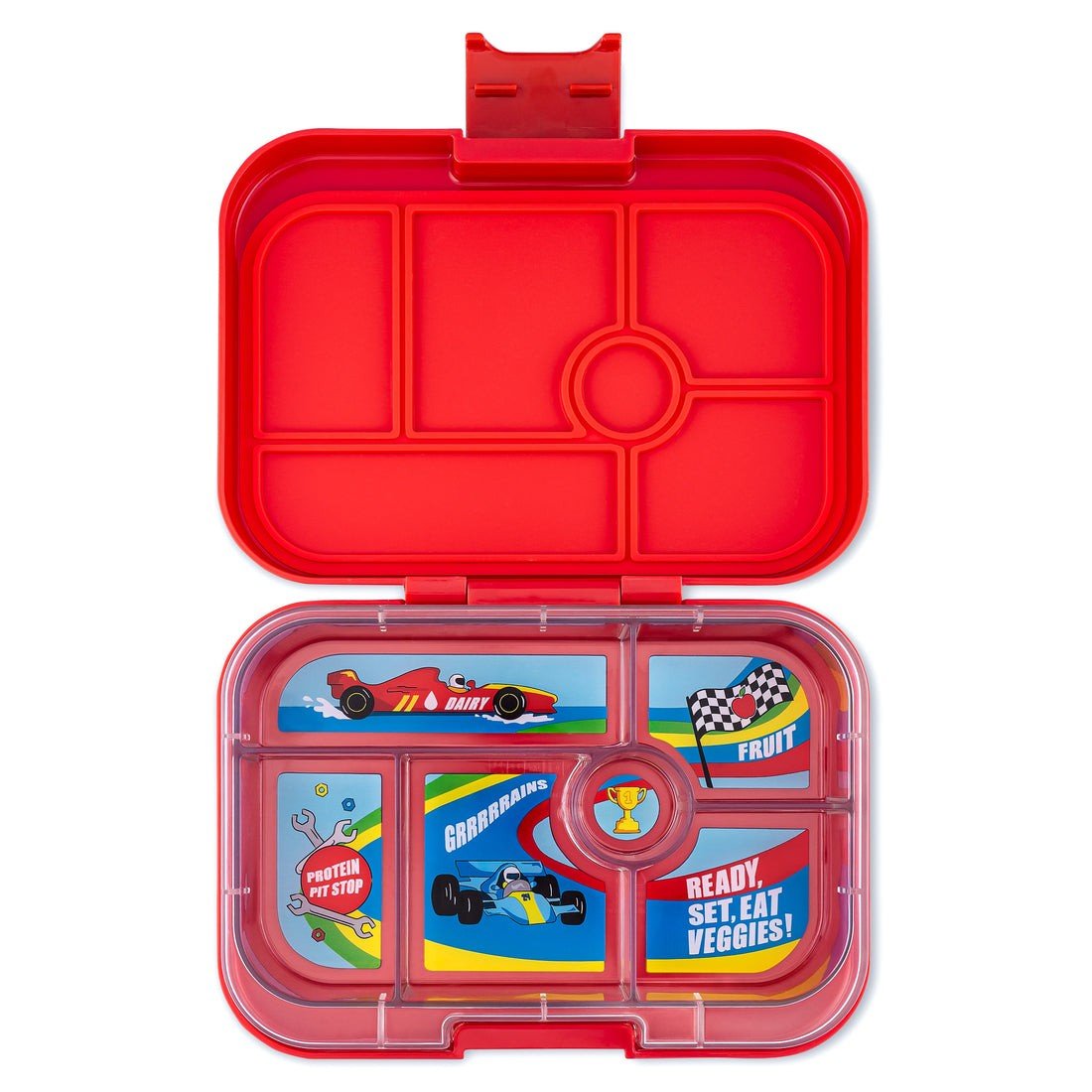 Bento Yumbox original Race roja ( detalle estético )