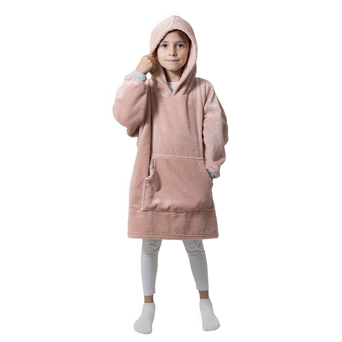 Maxi sudadera velvet rose  4-8 años
