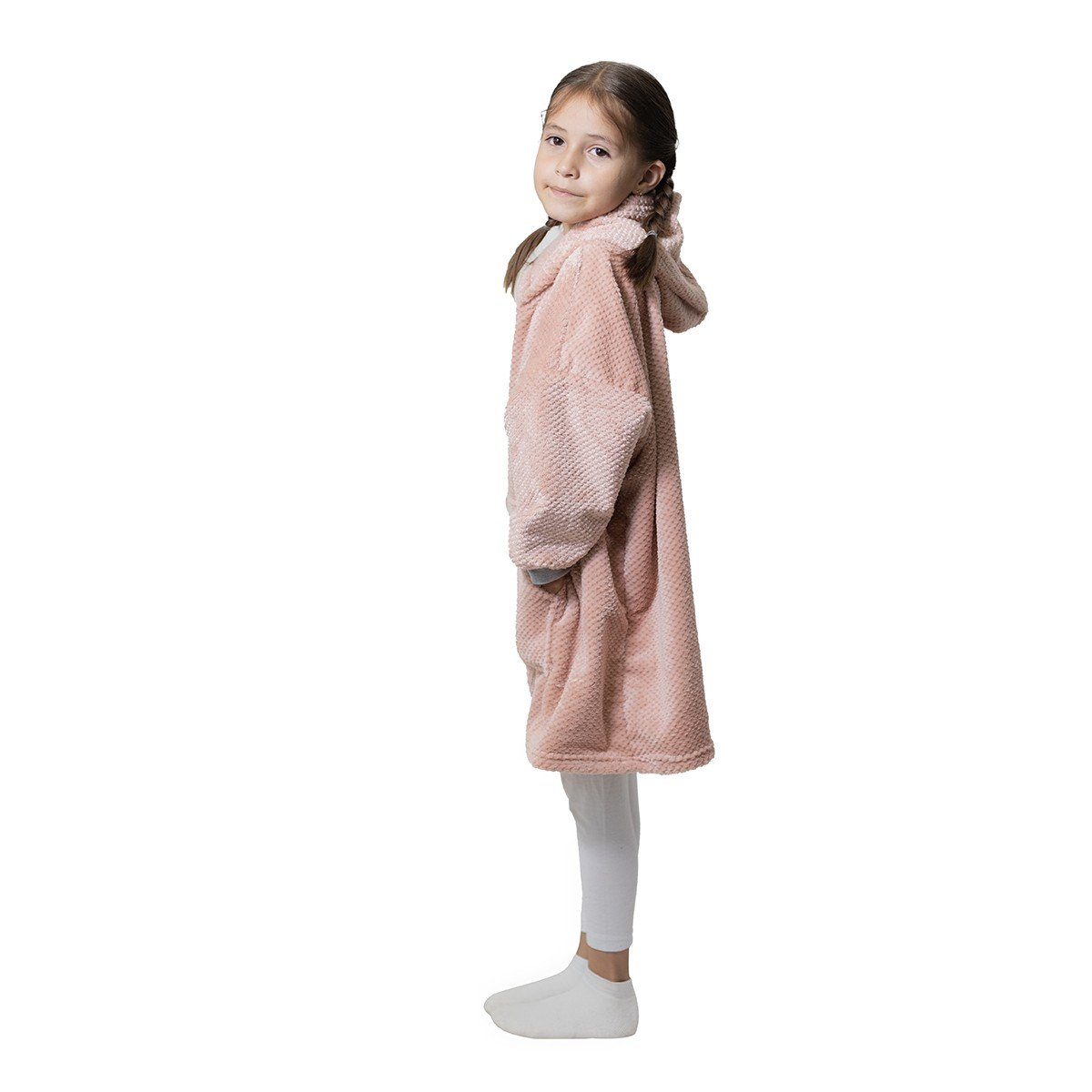 Maxi sudadera velvet rose  4-8 años