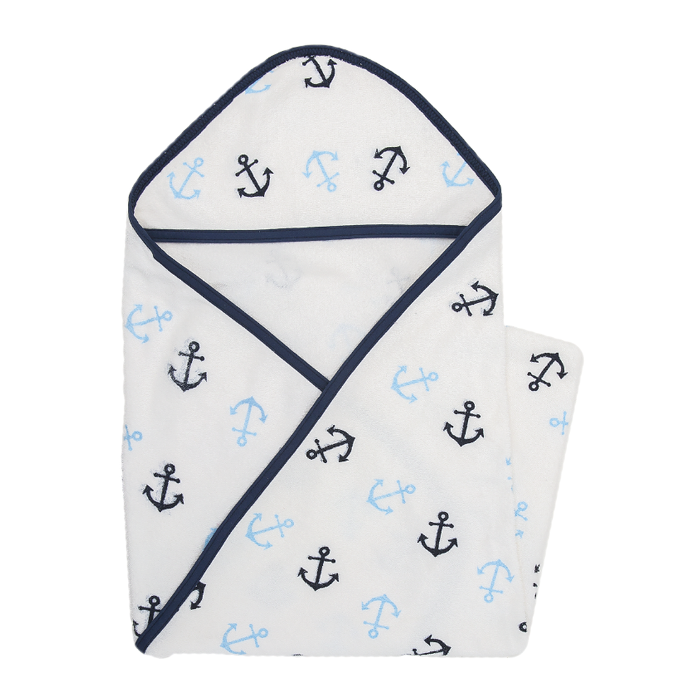 Toallita de baño anclas