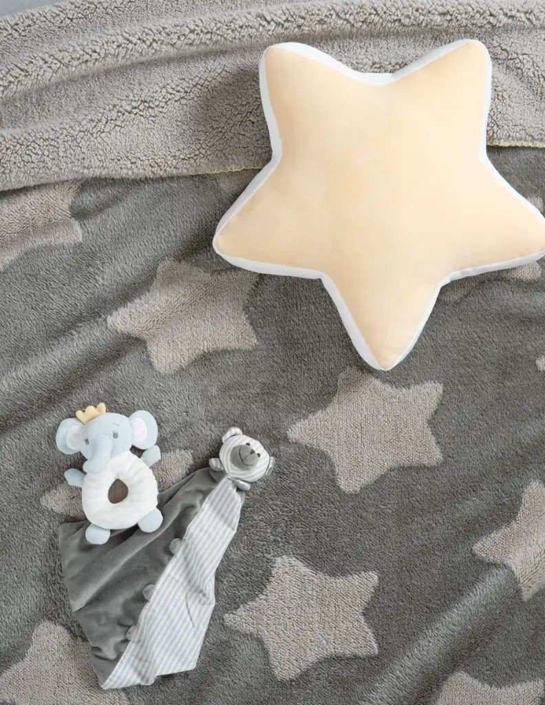 Cobertor borreguita estrellas cuna
