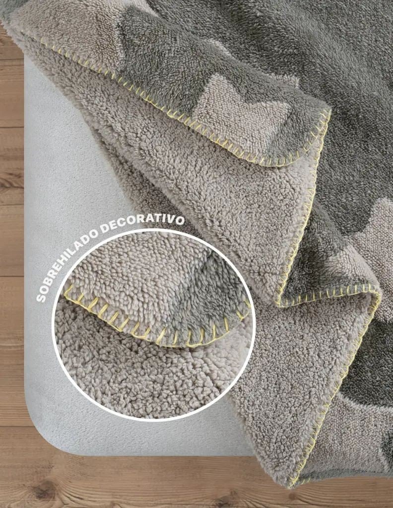 Cobertor borreguita estrellas cuna