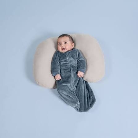 Baby Sleeping manga larga azul