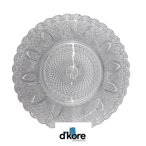 Platón de cristal Gardenia | D'kore