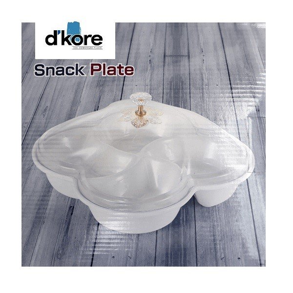 Plato de porcelana con 4 divisiones | D'kore