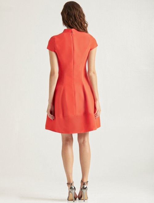 SILK FAILLE DRESS