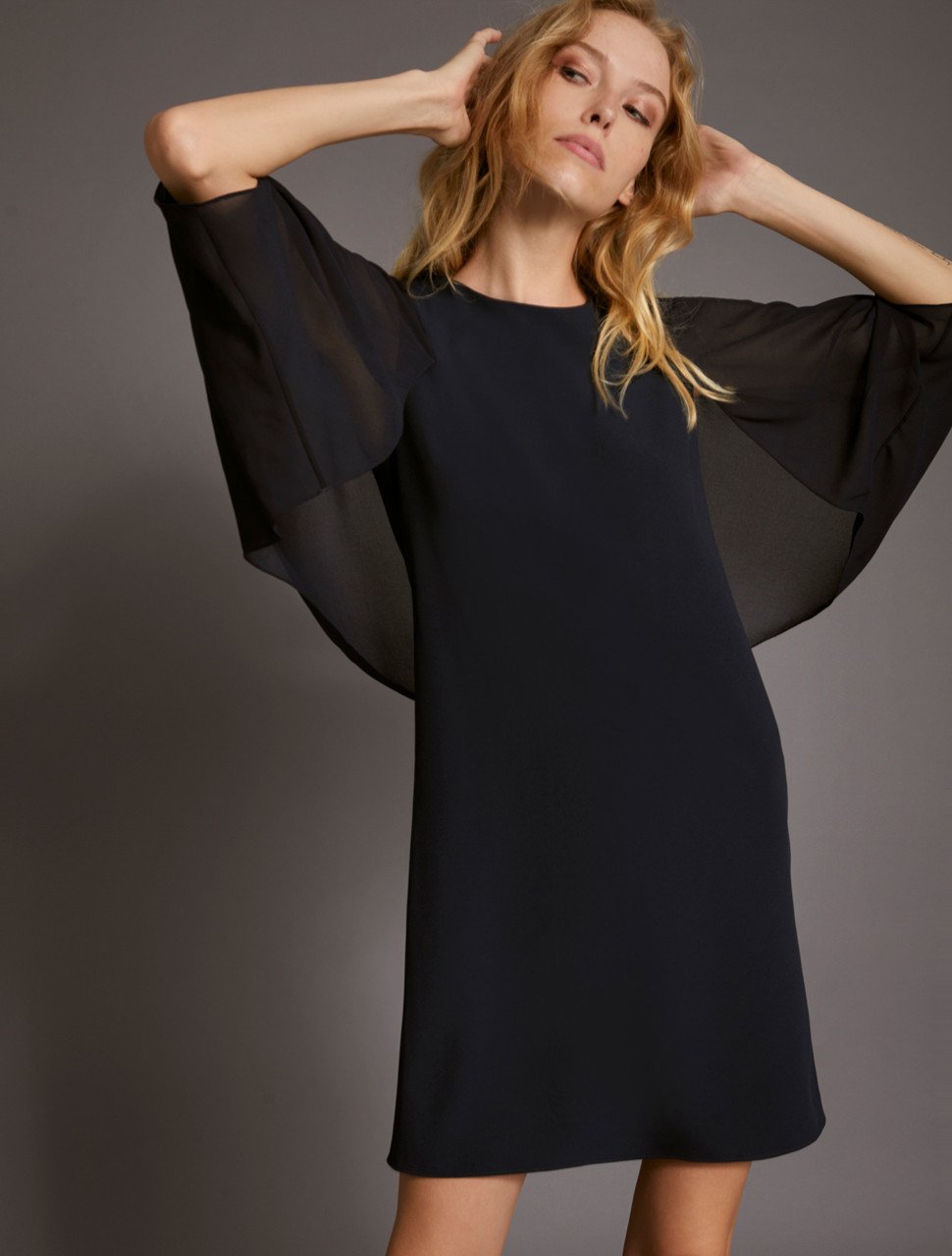 BLOUSON SLEEVE DRESS BLOUSON SLEEVE DRESS