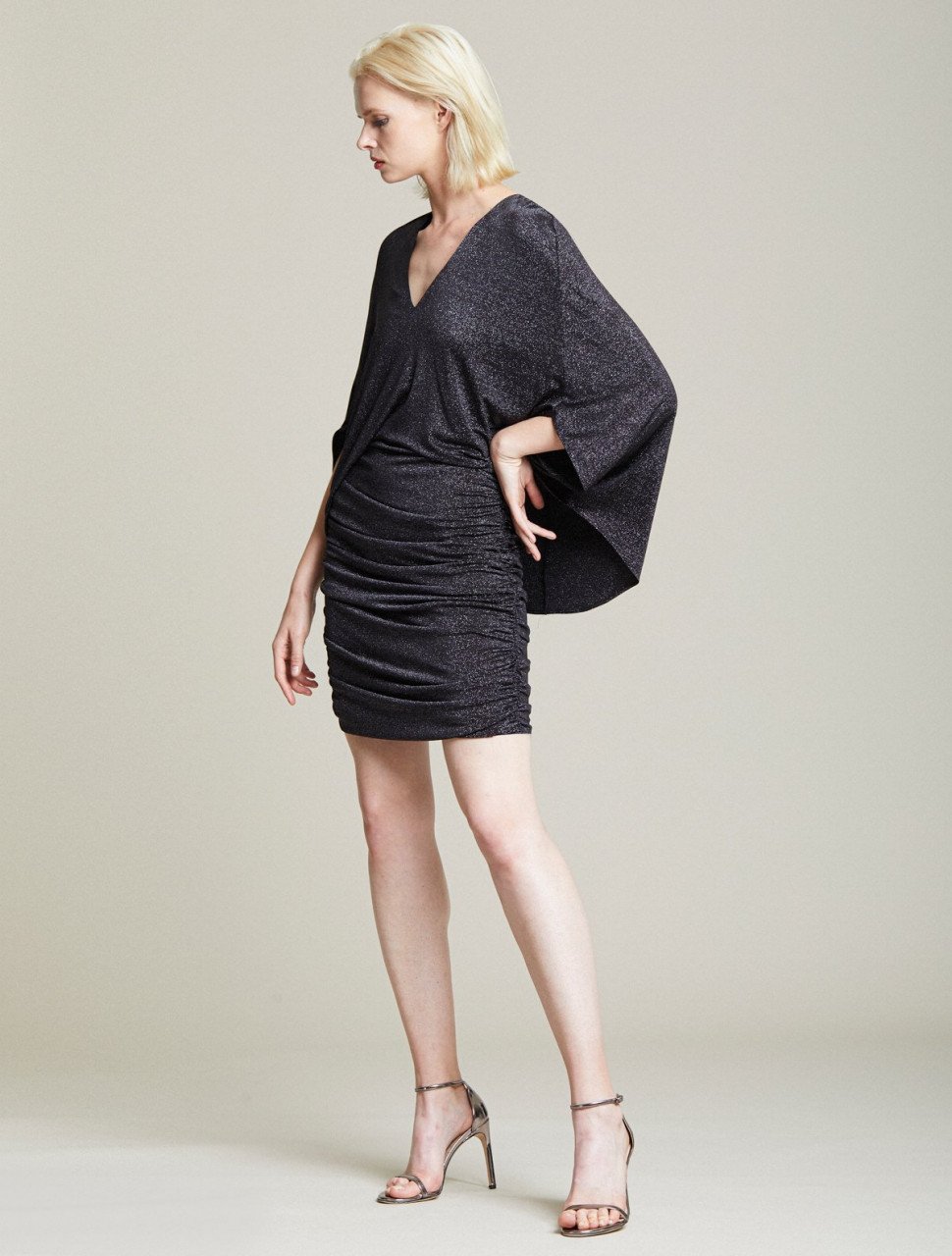 METALLIC KNIT DRESS METALLIC KNIT DRESS