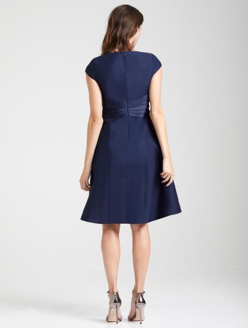 SATIN INSERT DRESS