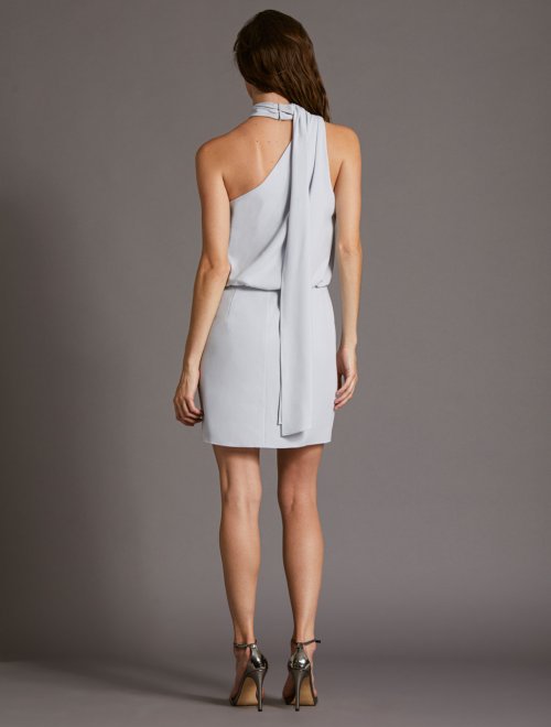 SCARF NECK DRESS