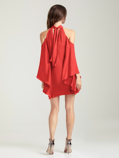 MOCK NECK DRESS