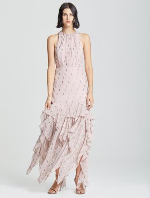 RUFFLE SKIRT GOWN RUFFLE SKIRT GOWN