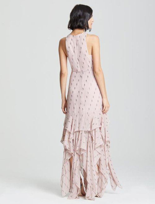 RUFFLE SKIRT GOWN