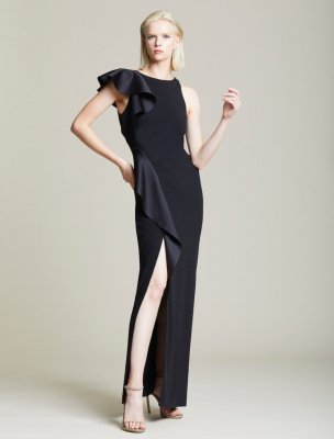 ASYMMETRIC FLOUNCE GOWN ASYMMETRIC FLOUNCE GOWN