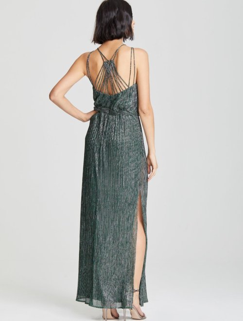 BRAIDED WAIST GOWN