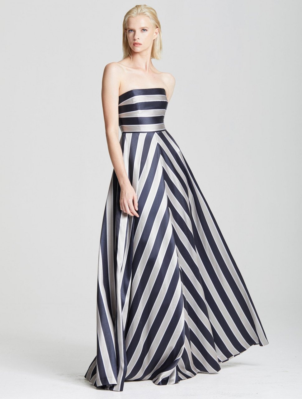 STRIPE STRUCTURE GOWN STRIPE STRUCTURE GOWN