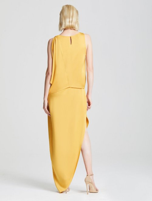 DRAMATIC DRAPE GOWN