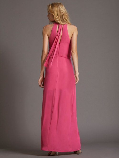 ASYMMETRIC DRAPED GOWN