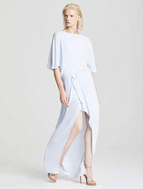 DRAPE BACK GOWN