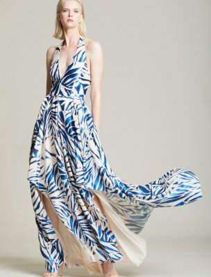 BURNOUT HALTER GOWN BURNOUT HALTER GOWN