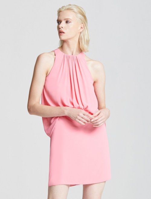 SHIRRED FRONT DRESS