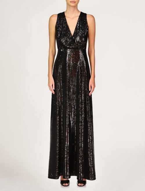 HARLAN FOLDED DRAPE GOWN