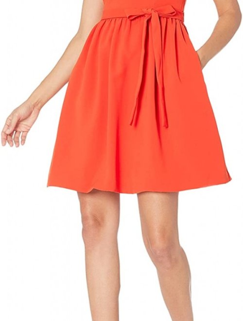 MILEY OS CREPE DRESS