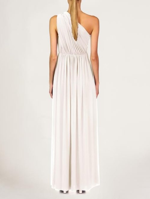 MICHAELA OS SHIRRED GOWN