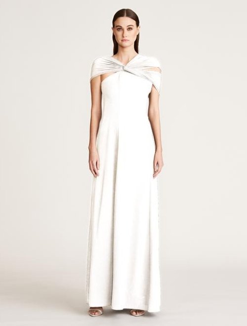 Eden Stretch Crepe Gown