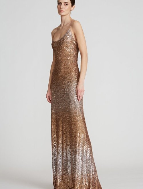 Norah Ombre Sequin Gown