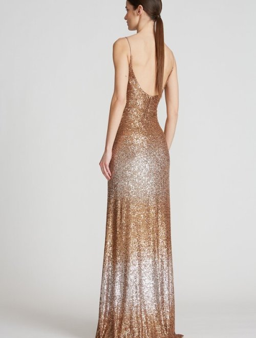 Norah Ombre Sequin Gown