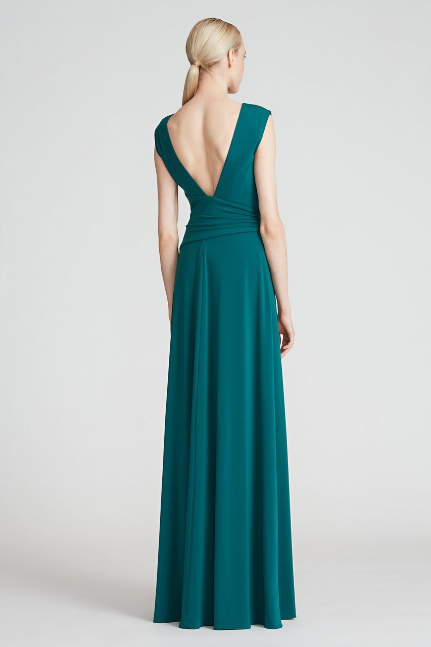 TORY JERSEY V NECK GOWN TORY JERSEY V NECK GOWN