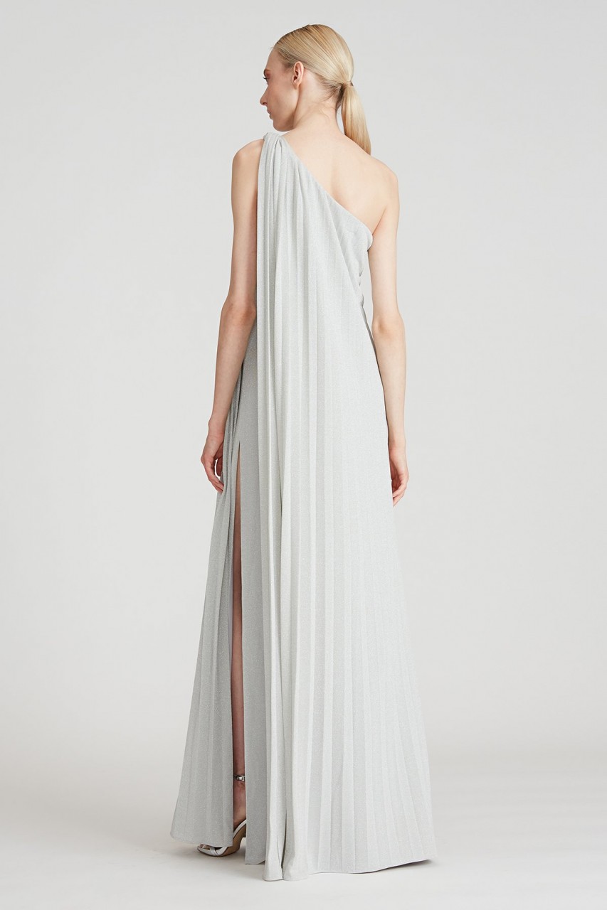 PRIYA KNIT PLEATED GOWN PRIYA KNIT PLEATED GOWN