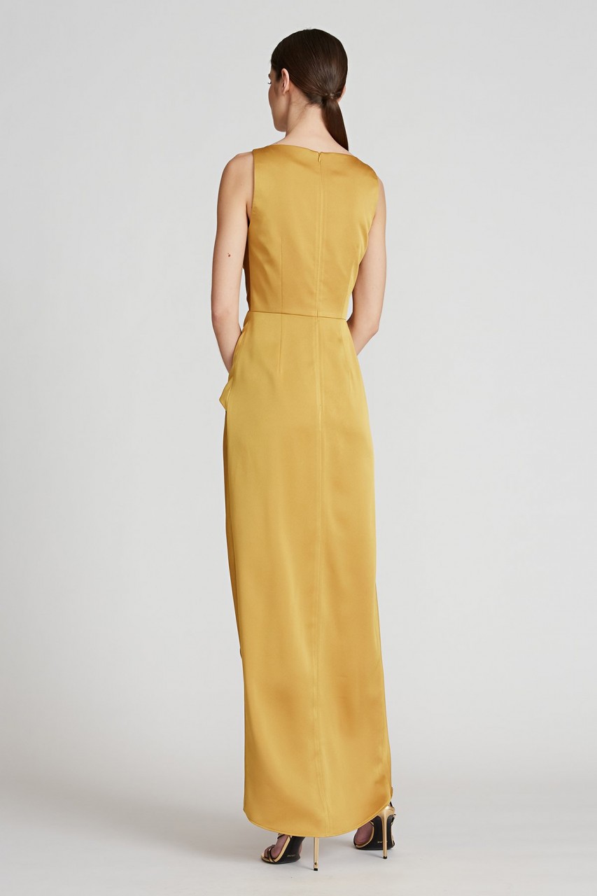 REILLY SATIN TWIST DRESS REILLY SATIN TWIST DRESS