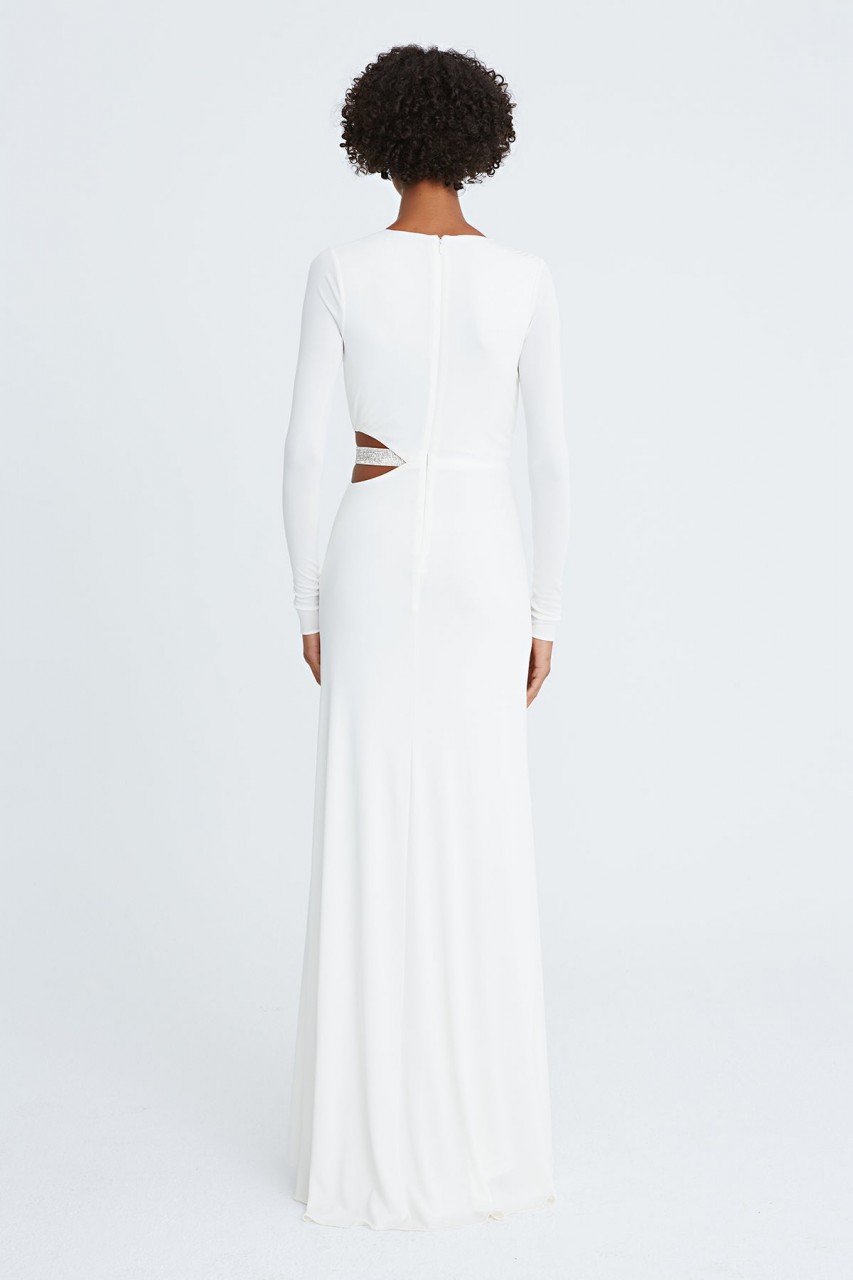 SOFIA JERSEY CRYSTAL BAND GOWN SOFIA JERSEY CRYSTAL BAND GOWN