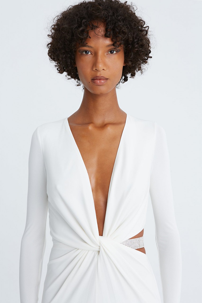 SOFIA JERSEY CRYSTAL BAND GOWN SOFIA JERSEY CRYSTAL BAND GOWN