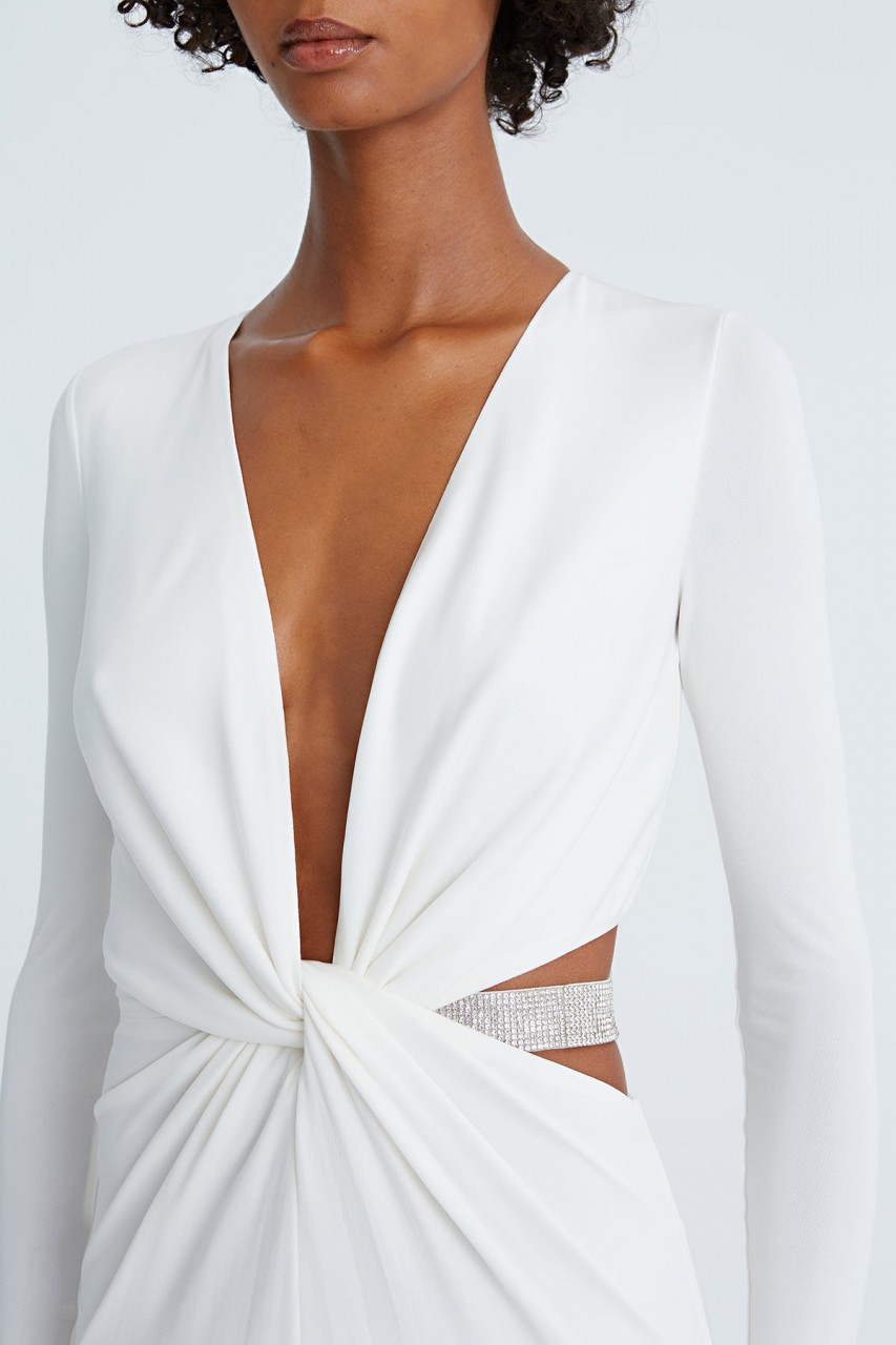 SOFIA JERSEY CRYSTAL BAND GOWN SOFIA JERSEY CRYSTAL BAND GOWN