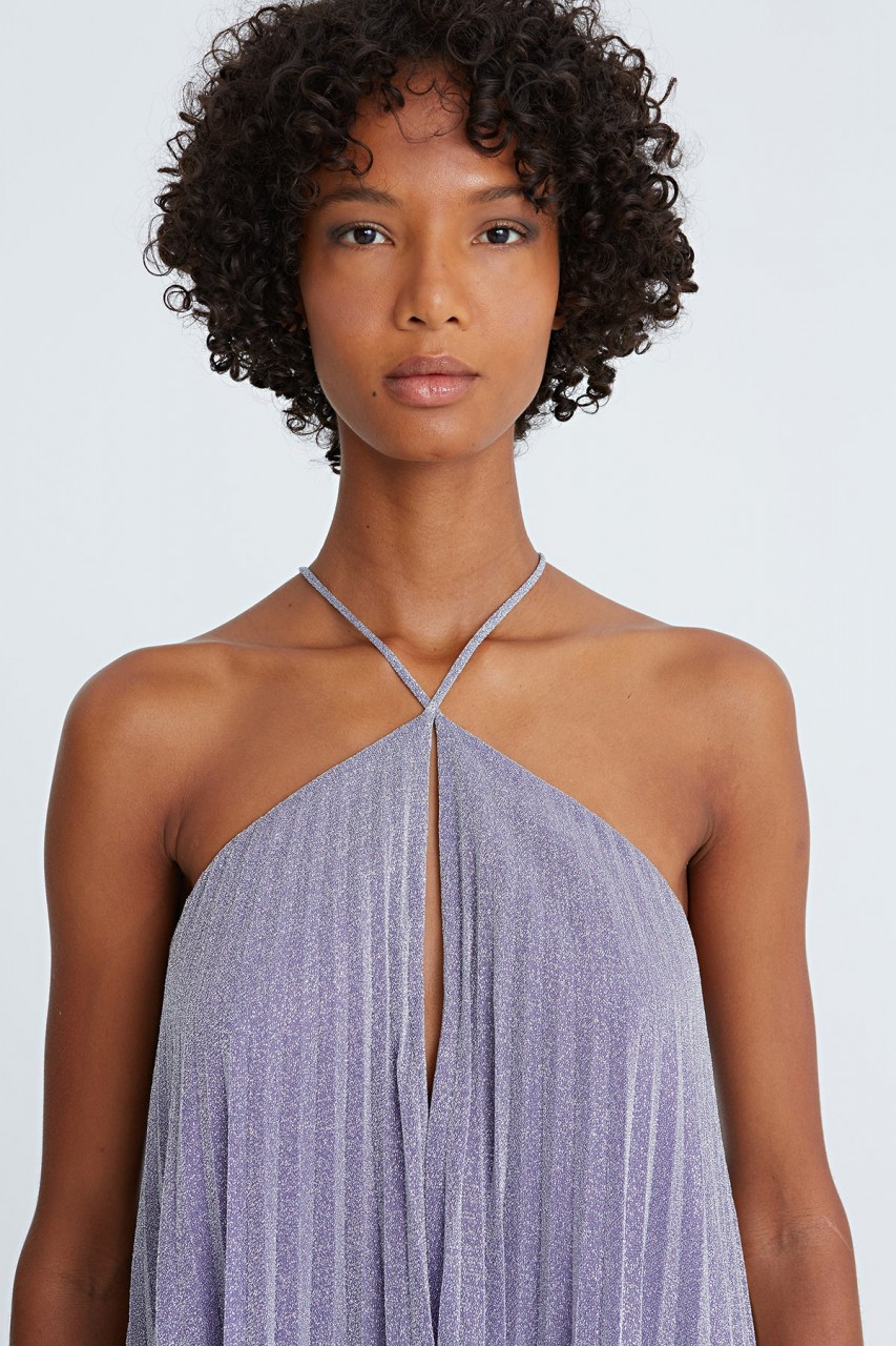 EM SHIMMER JERSEY PLEATED GOWN EM SHIMMER JERSEY PLEATED GOWN