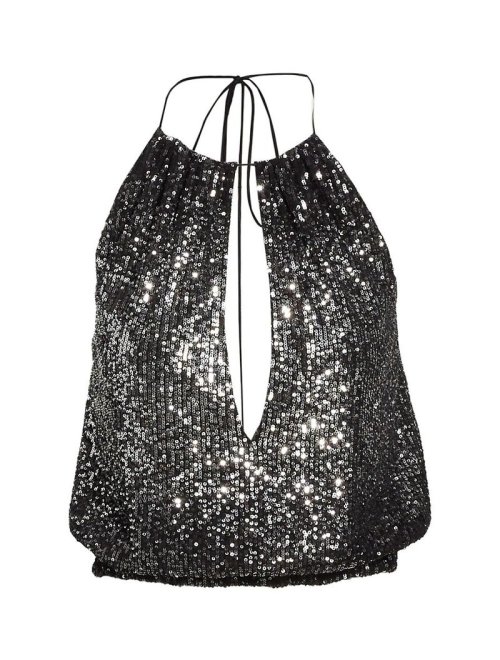 Miley Sequin Halter Top